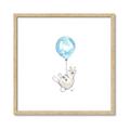 Picture of Blue Balloon _GroupedProduct_Square_Mini_ _GroupedProduct_Square_Framed_Matted_