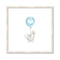 Picture of Blue Balloon _GroupedProduct_Square_Mini_ _GroupedProduct_Square_Framed_Matted_