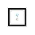 Picture of Blue Balloon _GroupedProduct_Square_Mini_ _GroupedProduct_Square_Framed_Matted_