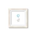 Picture of Blue Balloon _GroupedProduct_Square_Mini_ _GroupedProduct_Square_Framed_Matted_