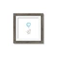 Picture of Blue Balloon _GroupedProduct_Square_Mini_ _GroupedProduct_Square_Framed_Matted_