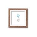 Picture of Blue Balloon _GroupedProduct_Square_Mini_ _GroupedProduct_Square_Framed_Matted_