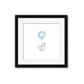 Picture of Blue Balloon _GroupedProduct_Square_Mini_ _GroupedProduct_Square_Framed_Matted_