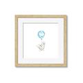 Picture of Blue Balloon _GroupedProduct_Square_Mini_ _GroupedProduct_Square_Framed_Matted_