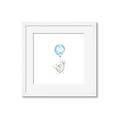 Picture of Blue Balloon _GroupedProduct_Square_Mini_ _GroupedProduct_Square_Framed_Matted_