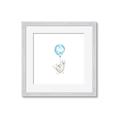 Picture of Blue Balloon _GroupedProduct_Square_Mini_ _GroupedProduct_Square_Framed_Matted_