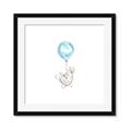 Picture of Blue Balloon _GroupedProduct_Square_Mini_ _GroupedProduct_Square_Framed_Matted_
