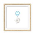 Picture of Blue Balloon _GroupedProduct_Square_Mini_ _GroupedProduct_Square_Framed_Matted_