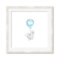 Picture of Blue Balloon _GroupedProduct_Square_Mini_ _GroupedProduct_Square_Framed_Matted_