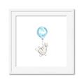 Picture of Blue Balloon _GroupedProduct_Square_Mini_ _GroupedProduct_Square_Framed_Matted_