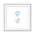 Picture of Blue Balloon _GroupedProduct_Square_Mini_ _GroupedProduct_Square_Framed_Matted_