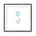 Picture of Blue Balloon _GroupedProduct_Square_Mini_ _GroupedProduct_Square_Framed_Matted_