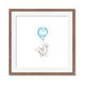 Picture of Blue Balloon _GroupedProduct_Square_Mini_ _GroupedProduct_Square_Framed_Matted_