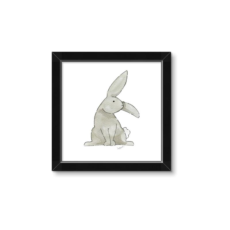 Picture of Baby Rabbit _GroupedProduct_Square_Mini_ _GroupedProduct_Square_Framed_Matted_