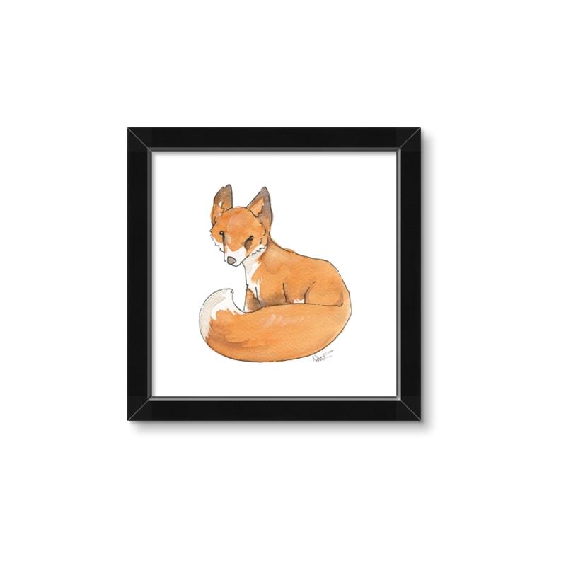 Picture of Baby Fox _GroupedProduct_Square_Mini_ _GroupedProduct_Square_Framed_Matted_