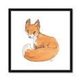 Picture of Baby Fox _GroupedProduct_Square_Mini_ _GroupedProduct_Square_Framed_Matted_
