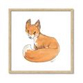 Picture of Baby Fox _GroupedProduct_Square_Mini_ _GroupedProduct_Square_Framed_Matted_