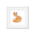 Picture of Baby Fox _GroupedProduct_Square_Mini_ _GroupedProduct_Square_Framed_Matted_