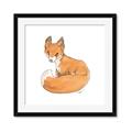 Picture of Baby Fox _GroupedProduct_Square_Mini_ _GroupedProduct_Square_Framed_Matted_