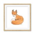 Picture of Baby Fox _GroupedProduct_Square_Mini_ _GroupedProduct_Square_Framed_Matted_