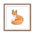 Picture of Baby Fox _GroupedProduct_Square_Mini_ _GroupedProduct_Square_Framed_Matted_