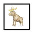 Picture of Baby moose _GroupedProduct_Square_Mini_ _GroupedProduct_Square_Framed_Matted_