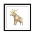 Picture of Baby moose _GroupedProduct_Square_Mini_ _GroupedProduct_Square_Framed_Matted_