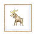 Picture of Baby moose _GroupedProduct_Square_Mini_ _GroupedProduct_Square_Framed_Matted_