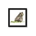 Picture of Bear in grass _GroupedProduct_Square_Mini_ _GroupedProduct_Square_Framed_Matted_