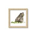 Picture of Bear in grass _GroupedProduct_Square_Mini_ _GroupedProduct_Square_Framed_Matted_