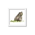 Picture of Bear in grass _GroupedProduct_Square_Mini_ _GroupedProduct_Square_Framed_Matted_