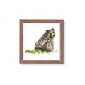 Picture of Bear in grass _GroupedProduct_Square_Mini_ _GroupedProduct_Square_Framed_Matted_