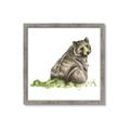 Picture of Bear in grass _GroupedProduct_Square_Mini_ _GroupedProduct_Square_Framed_Matted_