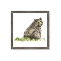 Picture of Bear in grass _GroupedProduct_Square_Mini_ _GroupedProduct_Square_Framed_Matted_