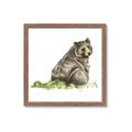 Picture of Bear in grass _GroupedProduct_Square_Mini_ _GroupedProduct_Square_Framed_Matted_