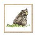Picture of Bear in grass _GroupedProduct_Square_Mini_ _GroupedProduct_Square_Framed_Matted_