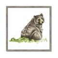 Picture of Bear in grass _GroupedProduct_Square_Mini_ _GroupedProduct_Square_Framed_Matted_