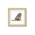 Picture of Bear in grass _GroupedProduct_Square_Mini_ _GroupedProduct_Square_Framed_Matted_