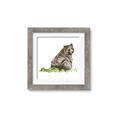 Picture of Bear in grass _GroupedProduct_Square_Mini_ _GroupedProduct_Square_Framed_Matted_