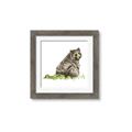 Picture of Bear in grass _GroupedProduct_Square_Mini_ _GroupedProduct_Square_Framed_Matted_
