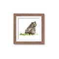 Picture of Bear in grass _GroupedProduct_Square_Mini_ _GroupedProduct_Square_Framed_Matted_