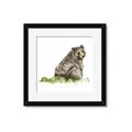 Picture of Bear in grass _GroupedProduct_Square_Mini_ _GroupedProduct_Square_Framed_Matted_