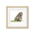 Picture of Bear in grass _GroupedProduct_Square_Mini_ _GroupedProduct_Square_Framed_Matted_