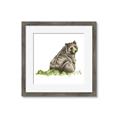 Picture of Bear in grass _GroupedProduct_Square_Mini_ _GroupedProduct_Square_Framed_Matted_