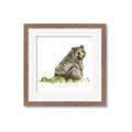 Picture of Bear in grass _GroupedProduct_Square_Mini_ _GroupedProduct_Square_Framed_Matted_