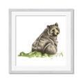 Picture of Bear in grass _GroupedProduct_Square_Mini_ _GroupedProduct_Square_Framed_Matted_
