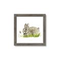 Picture of Bunny in grass _GroupedProduct_Square_Mini_ _GroupedProduct_Square_Framed_Matted_
