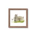Picture of Bunny in grass _GroupedProduct_Square_Mini_ _GroupedProduct_Square_Framed_Matted_