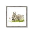 Picture of Bunny in grass _GroupedProduct_Square_Mini_ _GroupedProduct_Square_Framed_Matted_