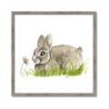 Picture of Bunny in grass _GroupedProduct_Square_Mini_ _GroupedProduct_Square_Framed_Matted_